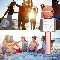 Bluetooth-микрофон Wster WS-858 (розовый)