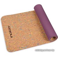 Коврик Indigo Tpe IN285 (коричневый/фиолетовый)