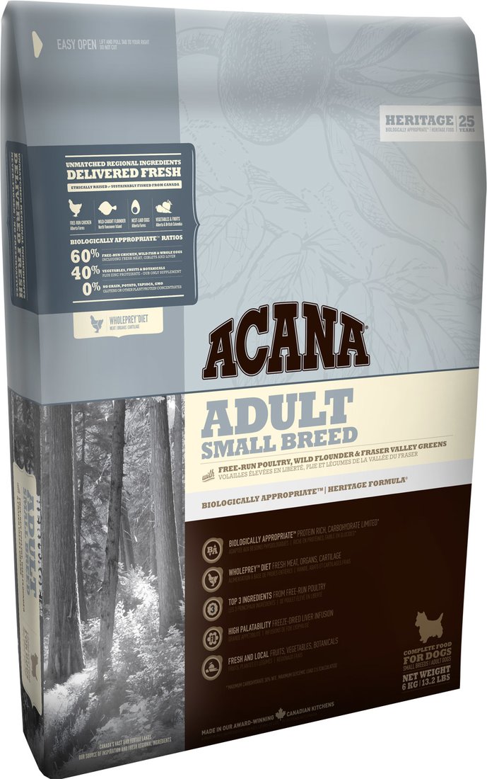 

Сухой корм для собак Acana Adult Small Breed (для взрослых собак мелких пород) 0.34 кг