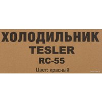 Однокамерный холодильник Tesler RC-55 (красный)