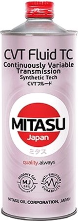 

Трансмиссионное масло Mitasu MJ-312 CVT TC 1л