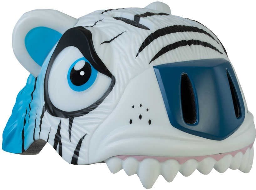 

Cпортивный шлем Crazy Safety White Tiger (S, белый)