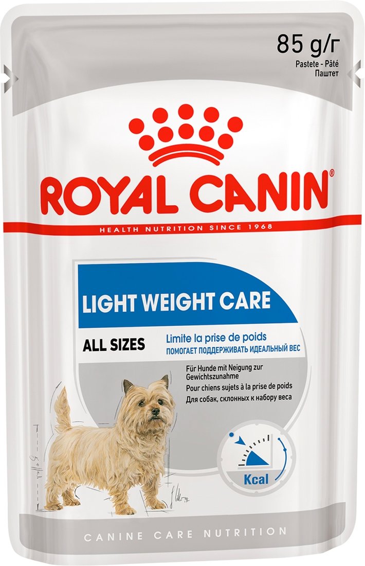 

Пресервы Royal Canin Light Weight Care Pouch Loaf 0.085 кг