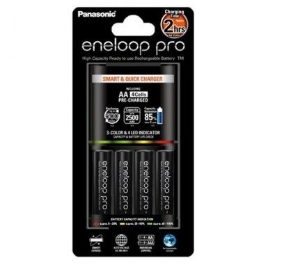 

Аккумуляторы + зарядное Panasonic BQ-CC55E (черный)