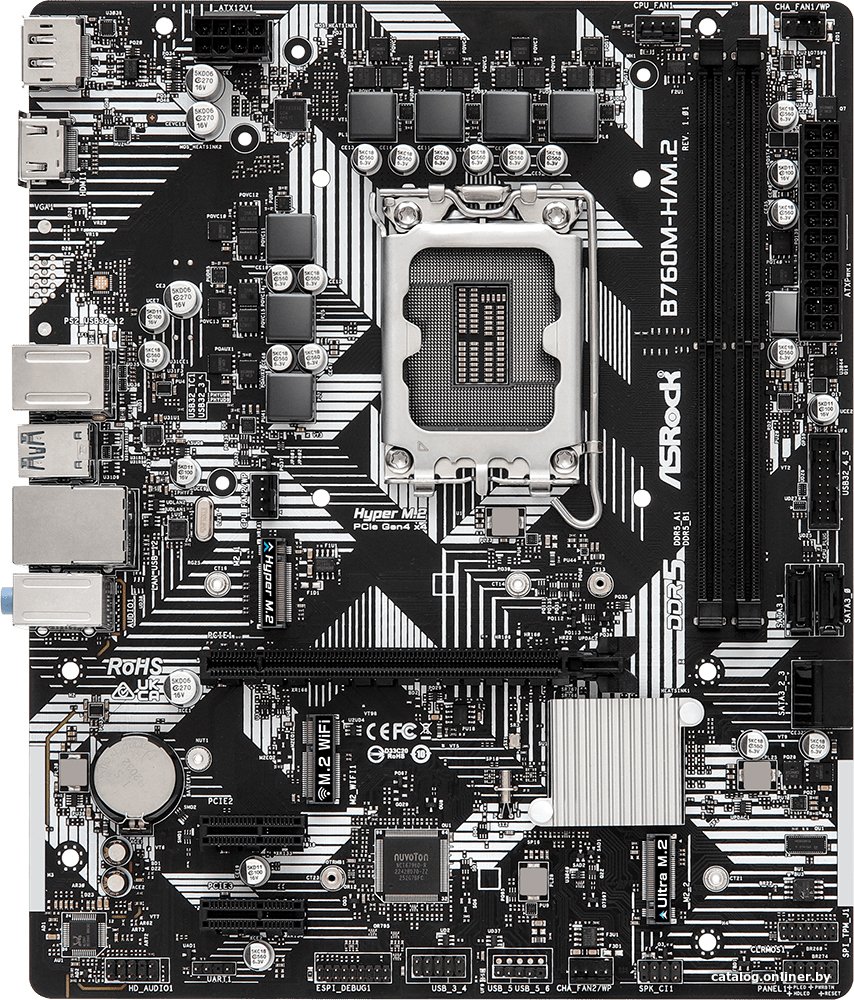 Материнская плата ASRock B760M-H/M.2