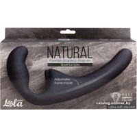 Безремневой страпон Lola Toys Natural Temptation Black 5011-02lola (черный)