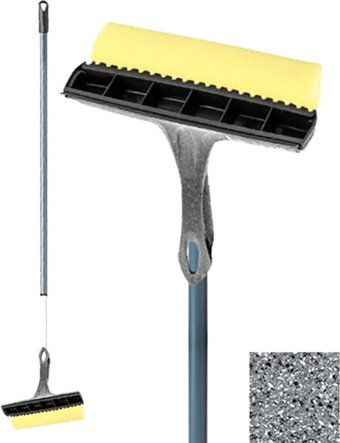 Швабра для мытья окон Idi Land Grenada 221240021/02 (гранит светло-серый)