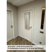 Зеркало EMZE Надверное 35x110 в раме DK4004.DUB (дуб)