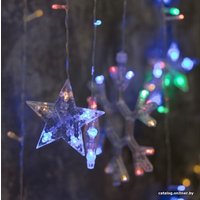 Гирлянда бахрома Luazon Снежинки 2361712