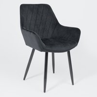 Стул AksHome Pablo (черный велюр HLR-66/черный)