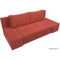 Диван Лига диванов Сан Марко 114019 (микровельвет, коралловый)