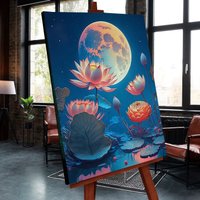 Картина по номерам Молли Лунный лотос 40x50 FHR0587