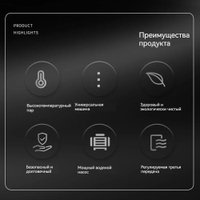 Пароочиститель Kunf TC-SC-003 W (белый)