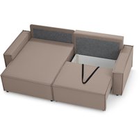Угловой диван Mio Tesoro Дюссельдорф 293 1.5ек-1.5пф (1176 Savanna Plus Mocca)