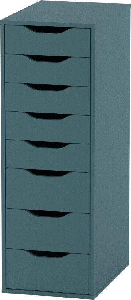 

Комод Mio Tesoro Ингар 8 (серый/бирюзовый)