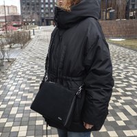Женская сумка Pola 2418 (Black/Black Комби)
