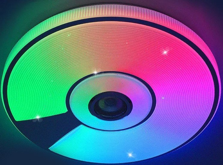 

Припотолочная люстра Estares Song RGB 80W R-APP-480x75-WHITE/CHROME/SHINY-220-IP20