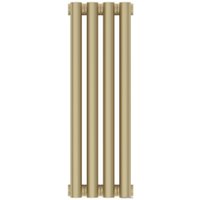 Стальной трубчатый радиатор Сунержа Эстет-11 500х180 4 секции (матовая шампань)