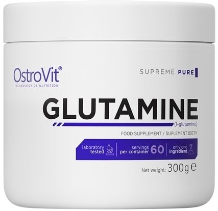 

L-глютамин OstroVit Supreme Pure Glutamine (без вкуса, 300 г)