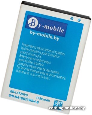 Аккумулятор для телефона By-mobile совместим с Samsung EB-L1F2HVU