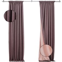 Комплект штор Модный текстиль 112MT391015 (260x200, 2шт, сиреневый)