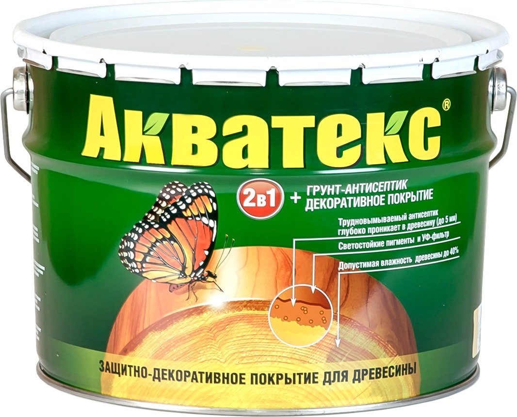 

Пропитка Акватекс Пропитка на алкидной основе (белый, 10 л)