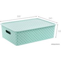 Коробка для хранения Violet Береста 522131 (шалфей)