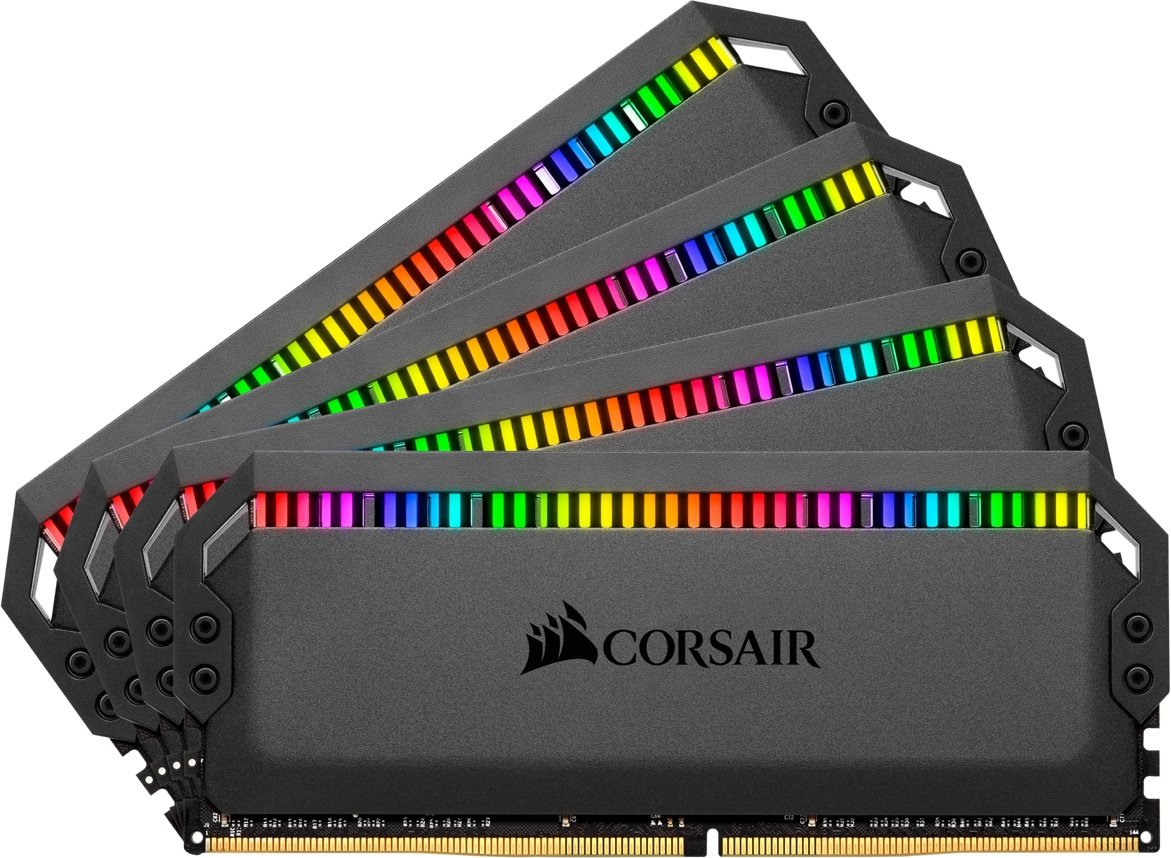 

Оперативная память Corsair Dominator Platinum RGB 4x8GB DDR4 PC4-25600 CMT32GX4M4C3200C16