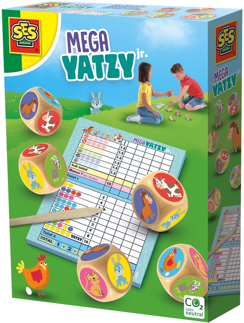 SES Creative Игры в кости Mega Yatzy 02294