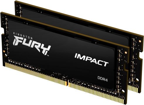 

Оперативная память Kingston FURY Impact 2x16GB DDR4 SODIMM PC4-21300 KF426S15IB1K2/32