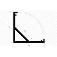 Алюминиевый уголок Elektrostandard LL-2-ALP008 a041813