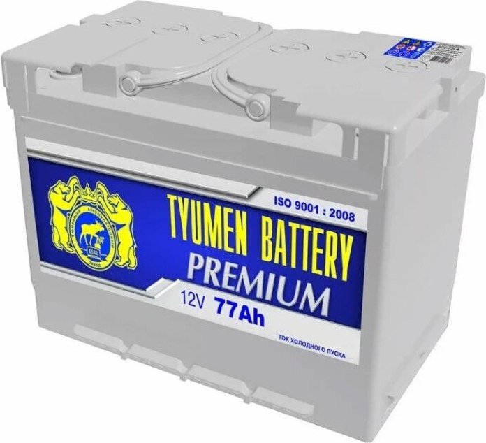 

Автомобильный аккумулятор Tyumen Battery Premium R+ (77 А·ч)