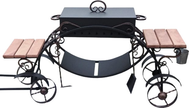 

Мангал для дачи СтальСнабДизайн Тачанка