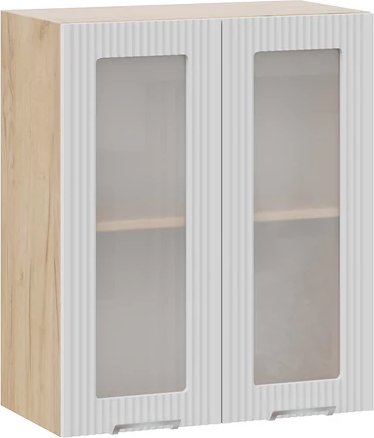 

Шкаф навесной Трия Кимберли 1ВВ6С с двумя дверьми (дуб крафт золотой/сноу)