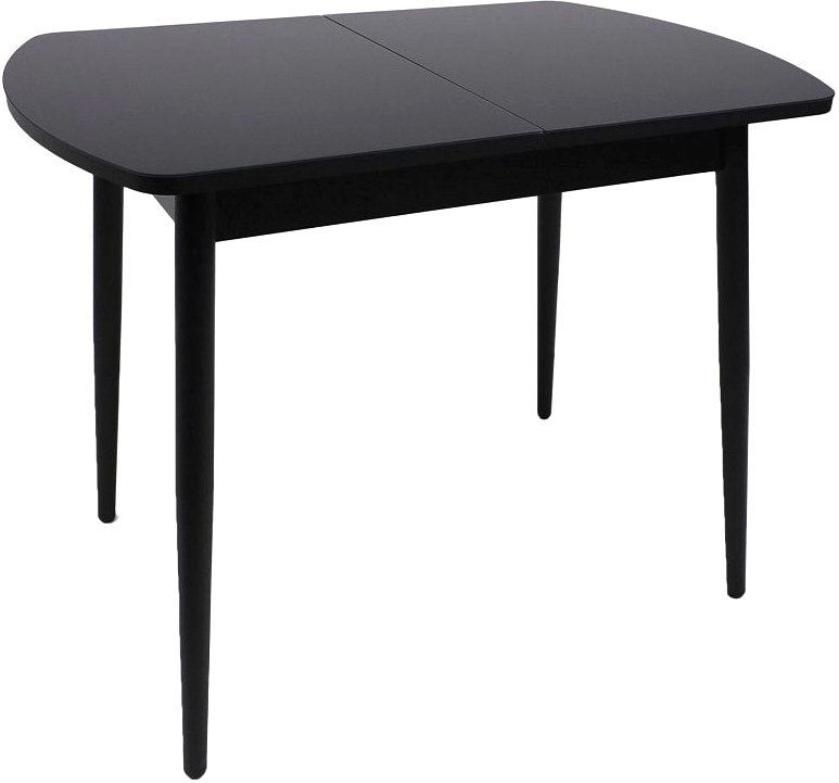 

Кухонный стол Listvig Винер Mini R 94-126x64 (черный)