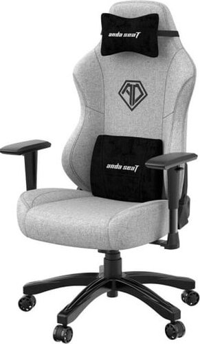 Игровое (геймерское) кресло AndaSeat Phantom 3 L (ткань, серый)