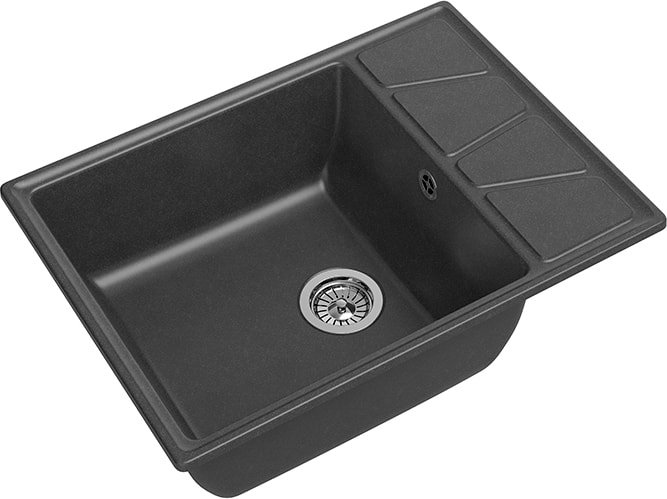 

Кухонная мойка GranFest GF-V-680L (графит)