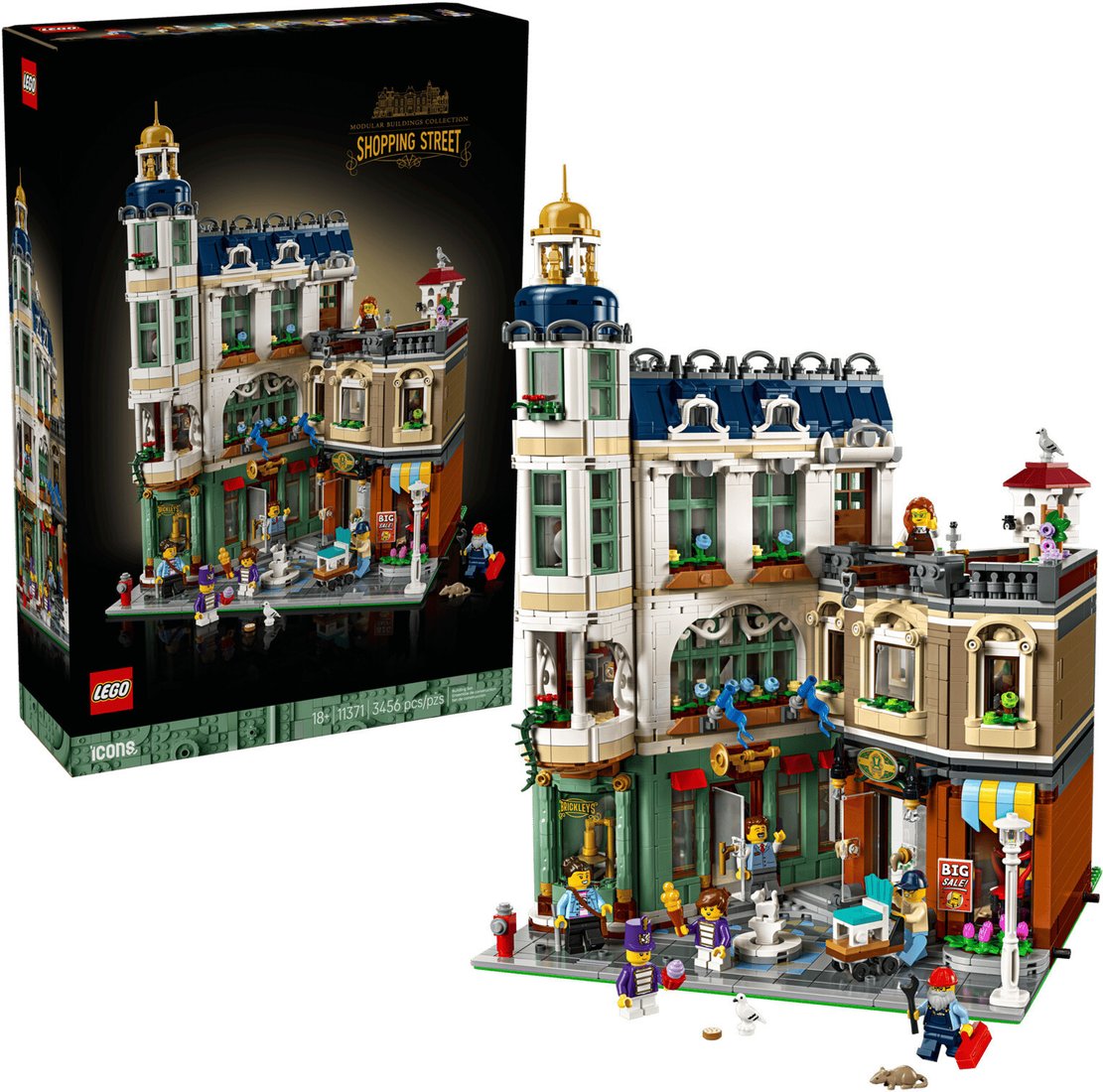 Конструктор LEGO Icons 11371 Торговая улица