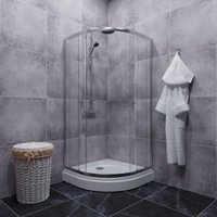 Душевой уголок Triton Альфа-Хром 90х90 (с поддоном)