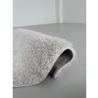 Ковер для жилой комнаты LAXMI Fluffy 01 круг (2x2, White)