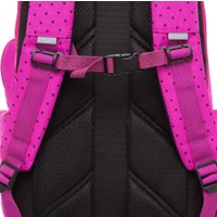 Школьный рюкзак Grizzly RG-367-2 (черный/розовый)