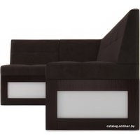 Угловой диван Мебель-АРС Нотис левый 207x82x132 (кордрой коричневый)