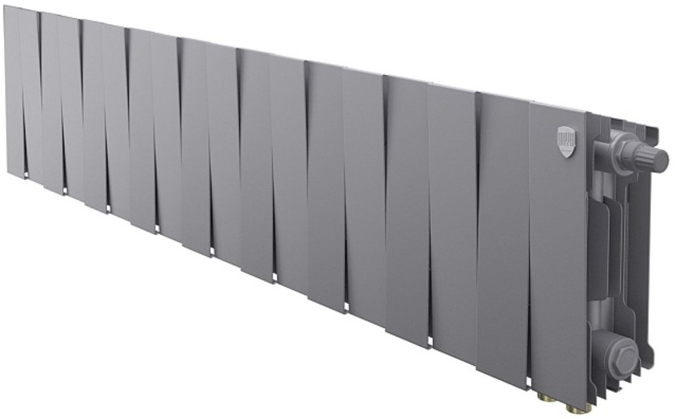 

Биметаллический радиатор Royal Thermo PianoForte 200 VDR Silver Satin (18 секций)