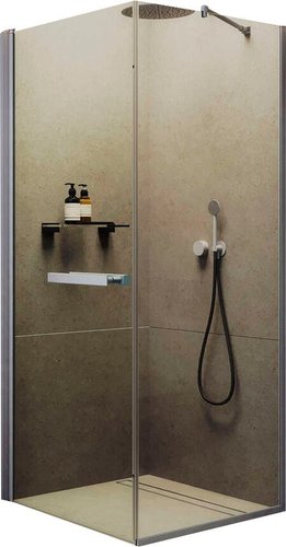 Душевой уголок MaybahGlass MGY-1345-5 (бесцветное стекло/хром матовый)