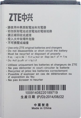 

Аккумулятор для телефона Копия ZTE Li3712T42P3H634445