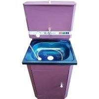 Умывальник для дачи ElectroVel с ЭВН нерж.мойка 17 л (сирень)