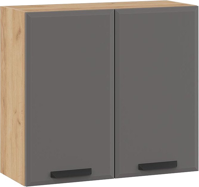 

Шкаф навесной Трия Тиана 1В8 (дуб крафт золотой/асфальт супермат)