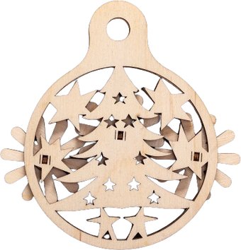 3Д-пазл Drovo Елка в шаре DR016