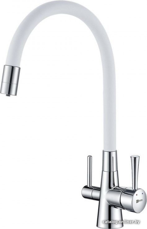 Смеситель Lemark Comfort LM3075C (хром/белый)
