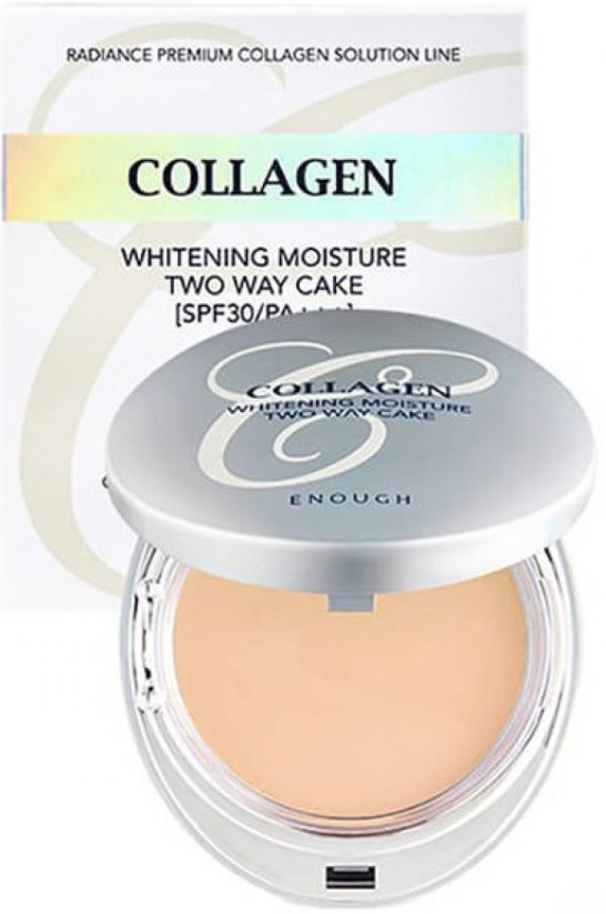 

Компактная пудра Enough Collagen Whitening Moisture Twoway Cake Со сменным блоком тон 13 (2x13 г)